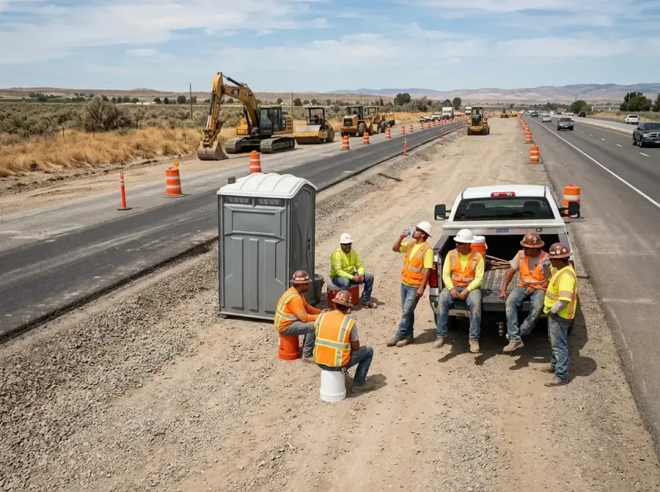 highway-road-construction-crew-007 — frequently asked questions, Porta Potty and Restroom Rentals in Edgewood, NM